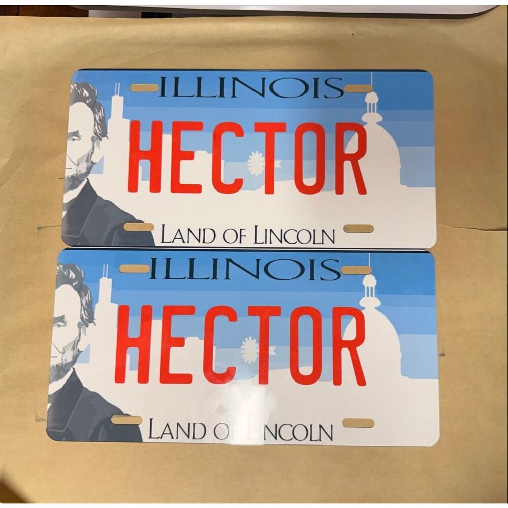 Personalized license plate any state any name
